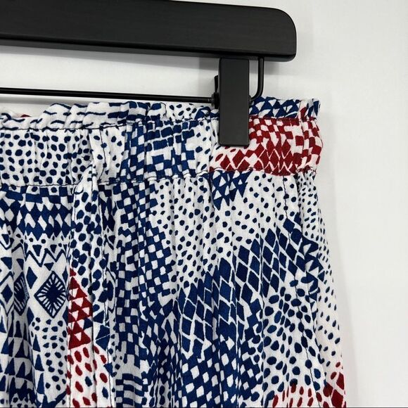 ANTHROPOLOGIE Hei Hei Blue & Red Printed Nouveau Harem Jogger Pants - Picture 3 of 15